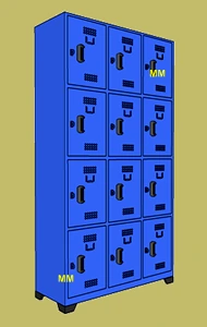 Locker en lámina